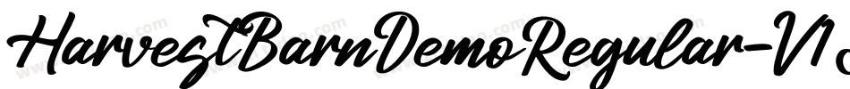 HarvestBarnDemoRegular-V1JV字体转换