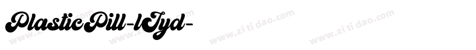 PlasticPill-lJyd字体转换