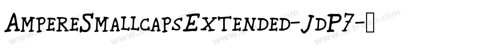 AmpereSmallcapsExtended-JdP7字体转换