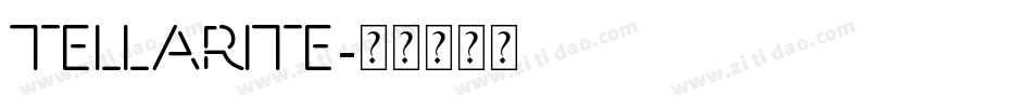 Tellarite字体转换