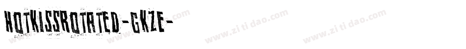HotKissRotated-gKzE字体转换