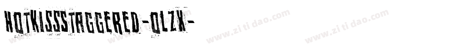 HotKissStaggered-oLzx字体转换