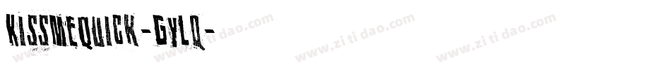 KissMeQuick-GyLq字体转换