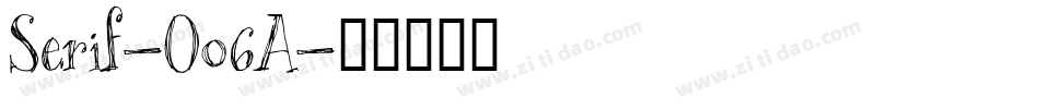 Serif-Oo6A字体转换