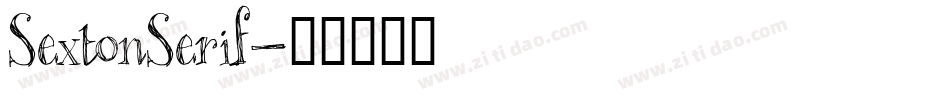 SextonSerif字体转换