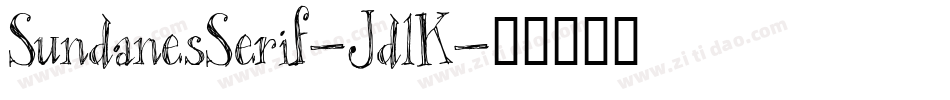 SundanesSerif-JdlK字体转换