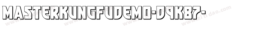MasterKungFuDemo-d9K87字体转换