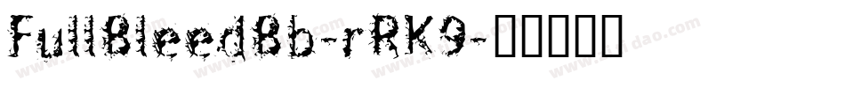 FullBleedBb-rRK9字体转换