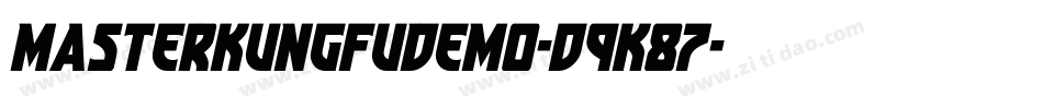 MasterKungFuDemo-d9K87字体转换