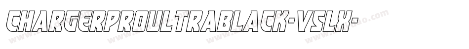 ChargerProUltrablack-V5lx字体转换