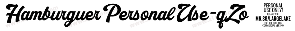 HamburguerPersonalUse-qZo5q字体转换