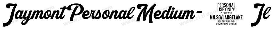 JaymontPersonalMedium-9Jl0字体转换