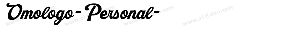 Omologo-Personal字体转换