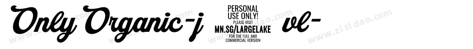 OnlyOrganic-j2vl字体转换