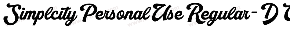 SimplcityPersonalUseRegular-DO0ER字体转换 SimplcityPersonalUseRegular-DO0ER字体转换