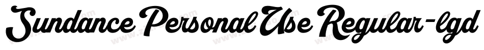 SundancePersonalUseRegular-lgdnX字体转换