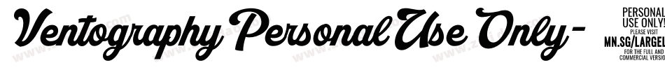 VentographyPersonalUseOnly-1eP0字体转换