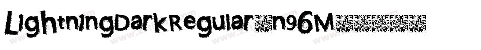 LightningDarkRegular-n96M字体转换