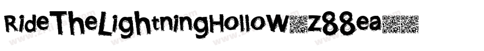 RideTheLightningHollow-z88ea字体转换
