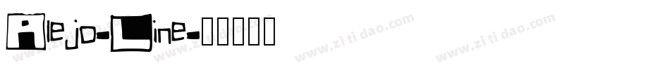 Alejo-Line字体转换