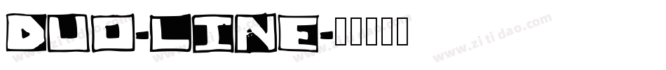 DUO-LINE字体转换