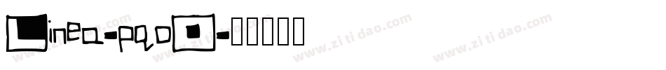 Linea-pqoO字体转换