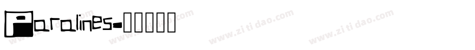 Paralines字体转换