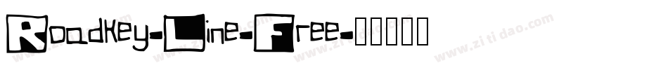 Roadkey-Line-Free字体转换