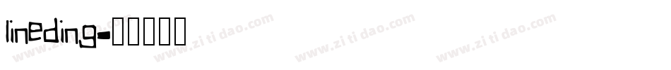lineding字体转换
