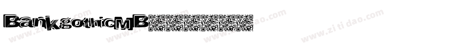 BankgothicMB字体转换