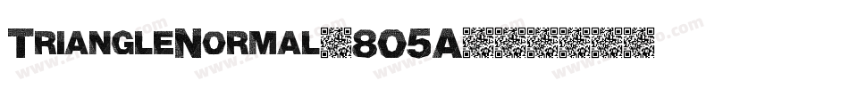 TriangleNormal-8O5A字体转换
