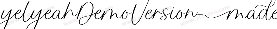 yelyeahDemoVersion字体转换