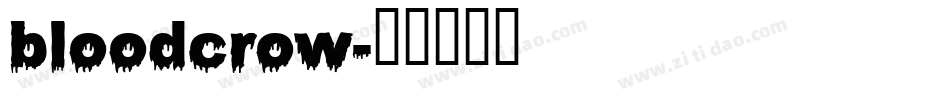 bloodcrow字体转换