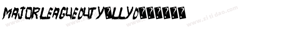 MajorLeagueDuty-LLYD字体转换