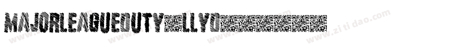 MajorLeagueDuty-LLYD字体转换