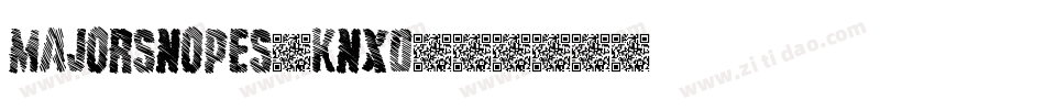 MajorSnopes-KnxD字体转换