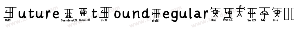 FutureN0tFoundRegular-W9BG字体转换