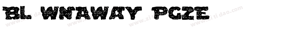 BlownAway-PGZE字体转换