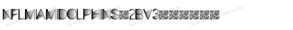 NflMiamiDolphins-2Bv3字体转换