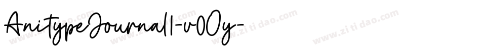 AnitypeJournal1-v0Oy字体转换