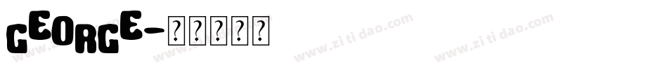 George字体转换