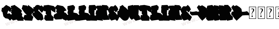 CrystallineOutline-DMwd字体转换