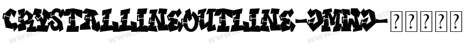 CrystallineOutline-DMwd字体转换