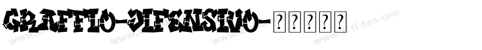Graffio-Difensivo字体转换