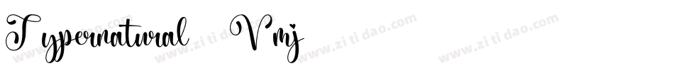 Typernatural-9Vmj字体转换