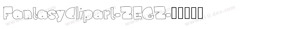FantasyClipart-ZEGZ字体转换