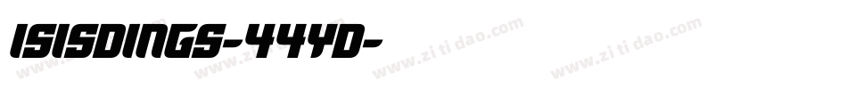 Isisdings-44YD字体转换