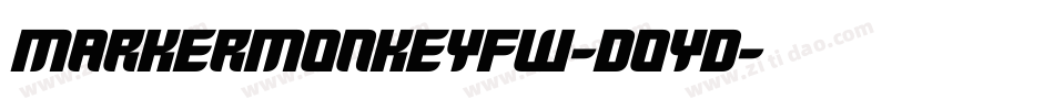 MarkerMonkeyFw-DOYd字体转换