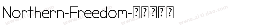 Northern-Freedom字体转换