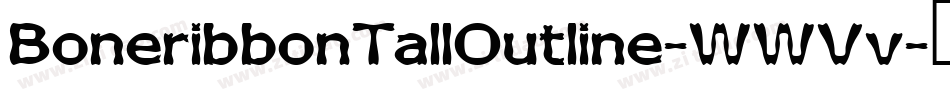 BoneribbonTallOutline-WWVv字体转换